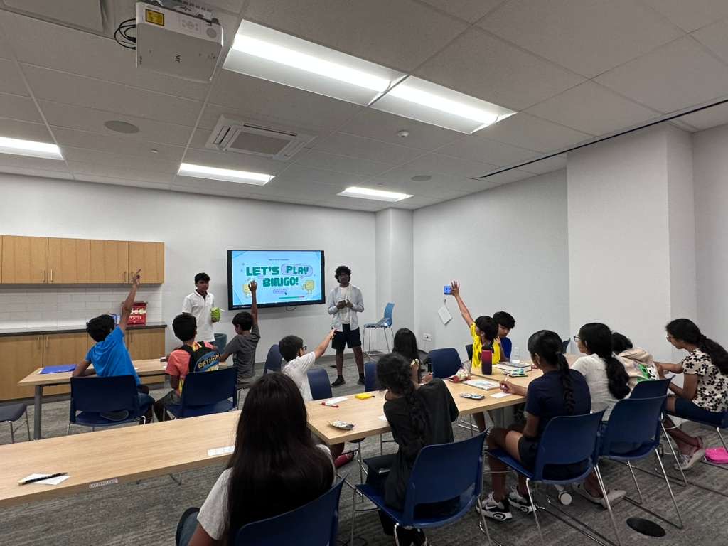 THHYE students participating in a workshop activity